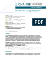 People and Process - Successful Change Management Initiatives