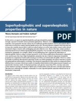 Superhydrophobic and Superoleophobic Properties in Nature: Thierry Darmanin and Fre de Ric Guittard