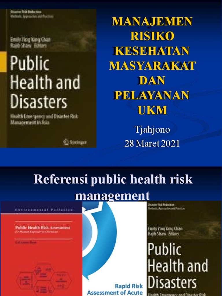 Manajemen Risiko Kesehatan Masyarakat | PDF | Hazards | Risk