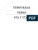 Pretemporada 4ta y 5ta Futsal Ferro 2