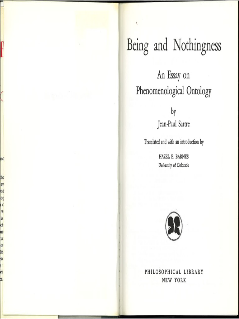 Sartre's 'Patterns of Bad Faith' illustrated in a PDF document