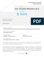 Pago de Servicio Banco Roela Tarjeta Mastercard - 18279713122