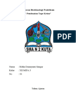 Laporan Bioteknologi Praktikum