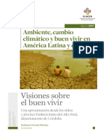 Ambiente, Cambio Climatico y Buen Vivir en America Latina