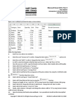 2016 Excel Part 4