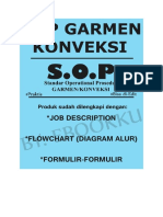 SOP Garmen / SOP Konveksi / Job Desc Garmen / Job Desc Konveksi