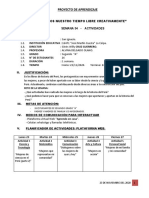 Semana34-Proyecto de Aprendizaje - Del 2° A - Alvina