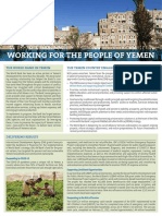 Working For The People of Yemen: The World Bank in Yemen The Yemen Country Engagement Note