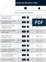 Excel Shortcuts