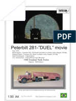 Peterbilt DUEL 1/50 Card Model PDF
