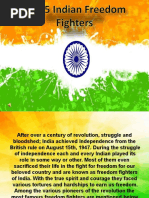Great Freedom Fighters of India | PDF | Jawaharlal Nehru | Indian ...