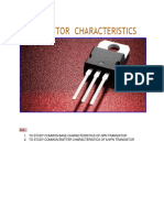 Transistor Characteristics