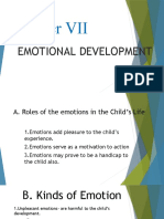Childhood Emotional Development