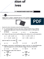 Case Base Study of Applications of Derivatives