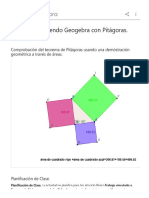 Teorema Pitágoras Geogebra