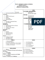 Paul George Global School: SESSION: 2021-22 Pre-Finals (Syllabus) Grade: Ix Vivekananda