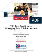 13931487 ITIL Best Practices for Managing Your Infrastructure[1]