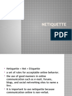 Netiquette-Writing Emails and Blogs