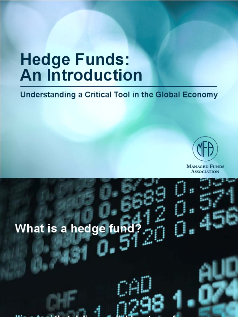 Mfa Hedge Funds 101 Final Pdf Hedge Fund Investment Fund
