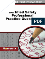 Certified Safety Professional Practice Questions
