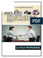 Unidad II. Etica Profesional