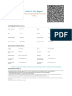 Covid-19 Test Report: Medline Diagnostics PVT Limited, Trichy