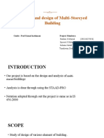 Analysis and Design of Multi-Storeyed Building