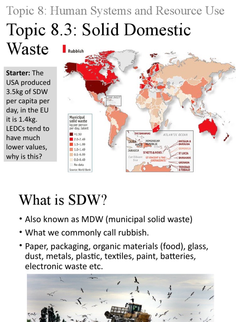 Topic 8.3 Solid Domestic Waste | PDF | Recycling | Waste