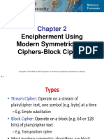 Encipherment Using Modern Symmetric-Key Ciphers-Block Ciphers