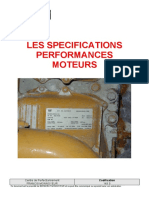 143 S - Spécifications Performance Moteur