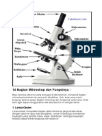 14 Bagian Mikroskop Dan Fungsinya