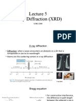 X-Ray Diffraction (XRD) : CENG 1500