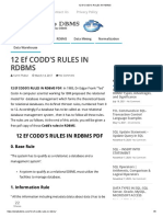 12 Ef Codd's Rules in Rdbms