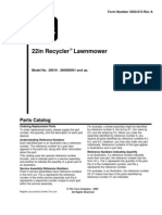 22in Recycler Lawnmower: Parts Catalog