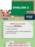 English 2: Teacher Justine