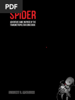 Spider: Adventure Game Inspired by The Transmetropolitan Comic Book