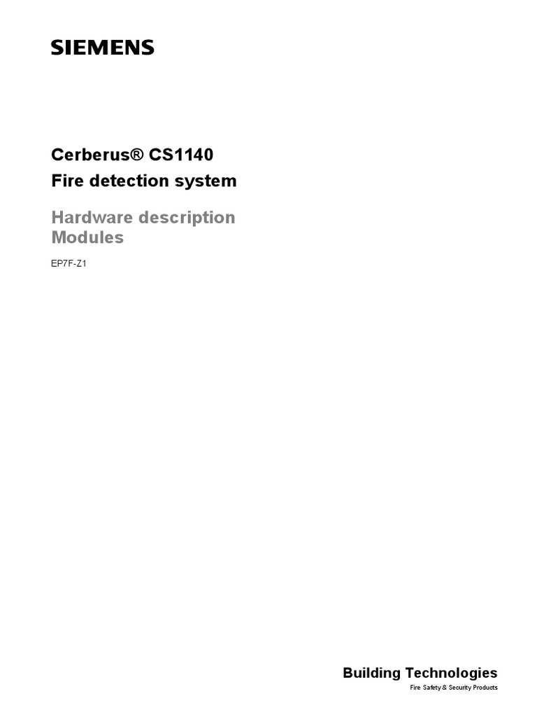 Cs1140 Hardware Descriptions PDF