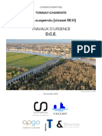 Pont Suspendu Tonnay-Charente CCTP Travaux de Purge Et de Consolidation
