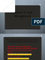 Chapter 2 Cash Management