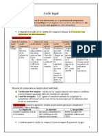 Cours Audit Légal Complet