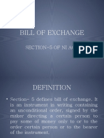 Bill of Exchange: Section-5 of Ni Act