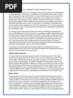 Telecom Sector Porter's 5 Force Analysis