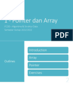1 - Array and Pointer