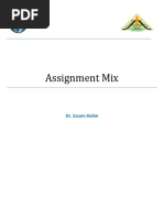 Assignment Mix 118