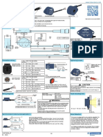 Wide Beam Ultrasonic Sensor: Warning