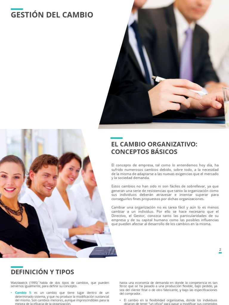 Gestión del Cambio Organizacional | PDF | Gestión de recursos humanos ...