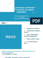 Tema 6 - Sesión 1 - Comunicar o Comunizar