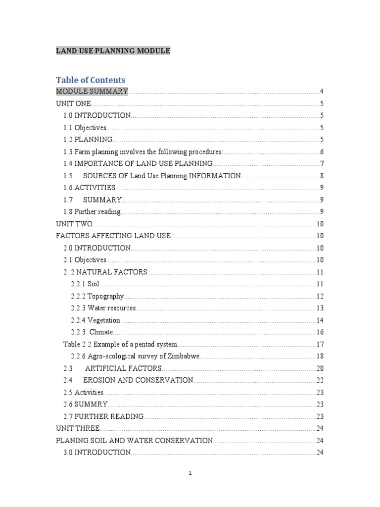 Agricultural Land Use Planning Guide | PDF | Soil | Agriculture