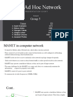 MANET Presentation on Types, Characteristics and Applications