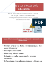 Drogas y Sus Efectos en La Educación